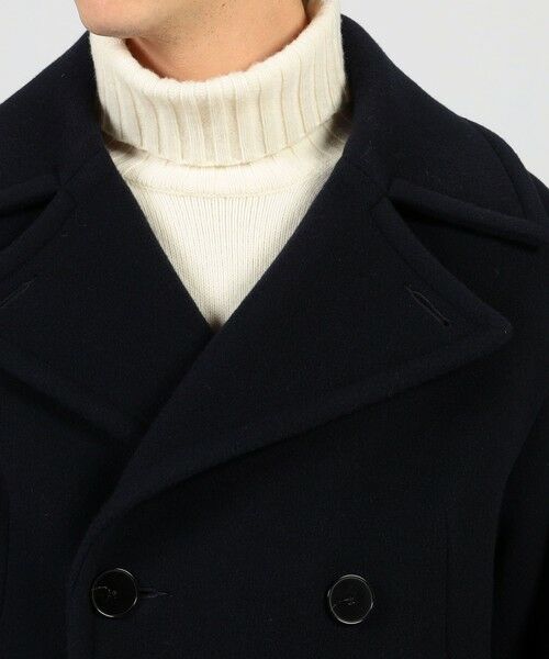 TOMORROWLAND / トゥモローランド ピーコート | ラムウールモッサー ダブルブレステッド4B Pコート | 詳細6