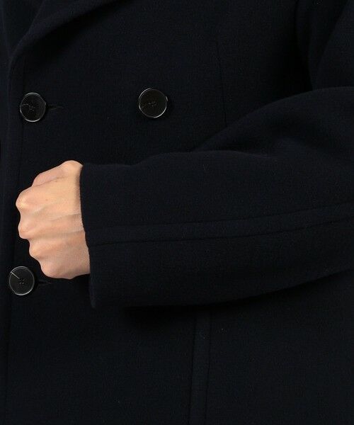 TOMORROWLAND / トゥモローランド ピーコート | ラムウールモッサー ダブルブレステッド4B Pコート | 詳細7