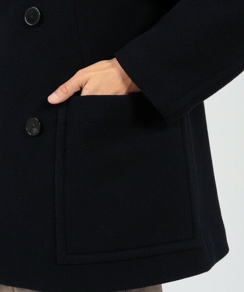 TOMORROWLAND / トゥモローランド ピーコート | ラムウールモッサー ダブルブレステッド4B Pコート | 詳細8