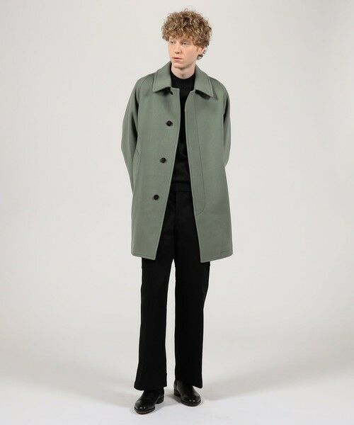 TOMORROWLAND / トゥモローランド ダッフルコート | SUPER120’Sウール ショートベロア バルカラーコート | 詳細1