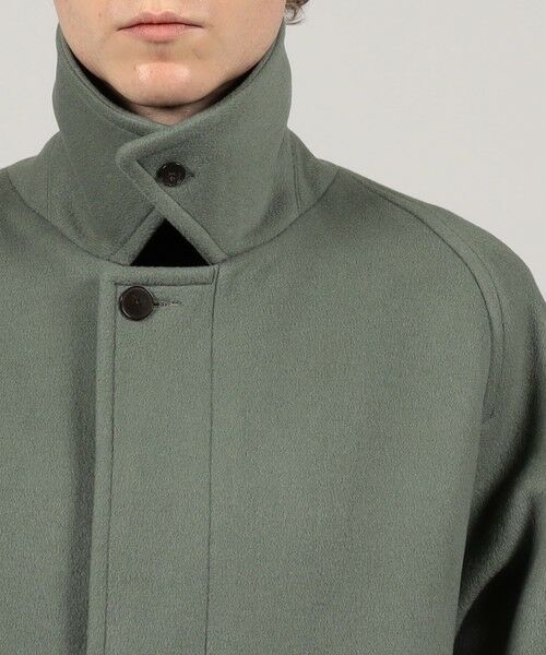 TOMORROWLAND / トゥモローランド ダッフルコート | SUPER120’Sウール ショートベロア バルカラーコート | 詳細12