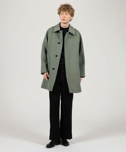 TOMORROWLAND / トゥモローランド ダッフルコート | SUPER120’Sウール ショートベロア バルカラーコート | 詳細2
