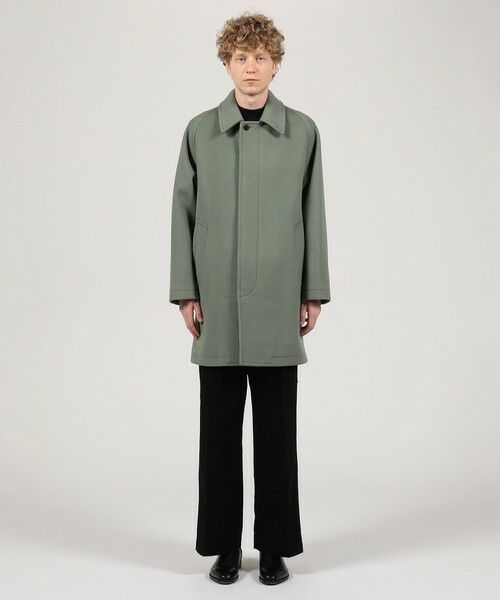 TOMORROWLAND / トゥモローランド ダッフルコート | SUPER120’Sウール ショートベロア バルカラーコート | 詳細4