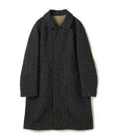 TOMORROWLAND / トゥモローランド ステンカラーコート | ブリティッシュウールツイード バルカラーコート ZANIERI