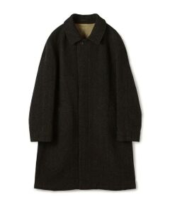 TOMORROWLAND / トゥモローランド ステンカラーコート | ブリティッシュウールツイード バルカラーコート ZANIERI