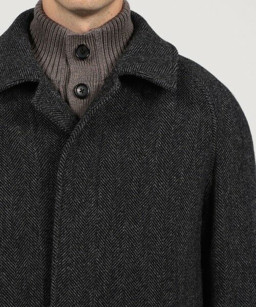TOMORROWLAND / トゥモローランド ステンカラーコート | ブリティッシュウールツイード バルカラーコート ZANIERI | 詳細6