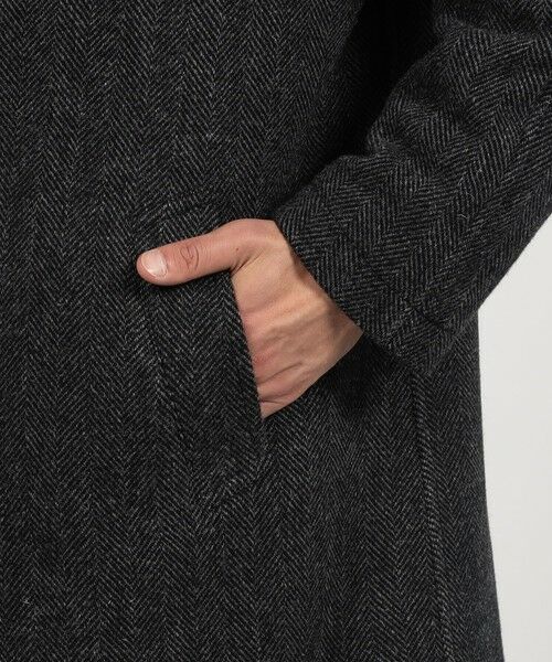 TOMORROWLAND / トゥモローランド ステンカラーコート | ブリティッシュウールツイード バルカラーコート ZANIERI | 詳細9
