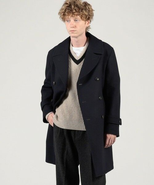 TOMORROWLAND / トゥモローランド ピーコート | ウールカシミヤ ダブルブレステッド 6B Pコート | 詳細1