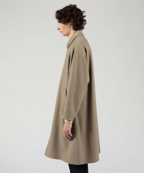 TOMORROWLAND / トゥモローランド ステンカラーコート | ウールナイロン バルカラーコート | 詳細3