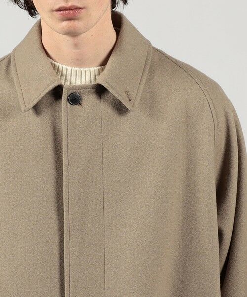 TOMORROWLAND / トゥモローランド ステンカラーコート | ウールナイロン バルカラーコート | 詳細6