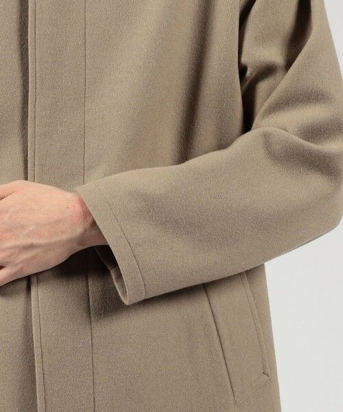 TOMORROWLAND / トゥモローランド ステンカラーコート | ウールナイロン バルカラーコート | 詳細7