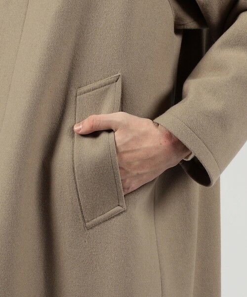 TOMORROWLAND / トゥモローランド ステンカラーコート | ウールナイロン バルカラーコート | 詳細9