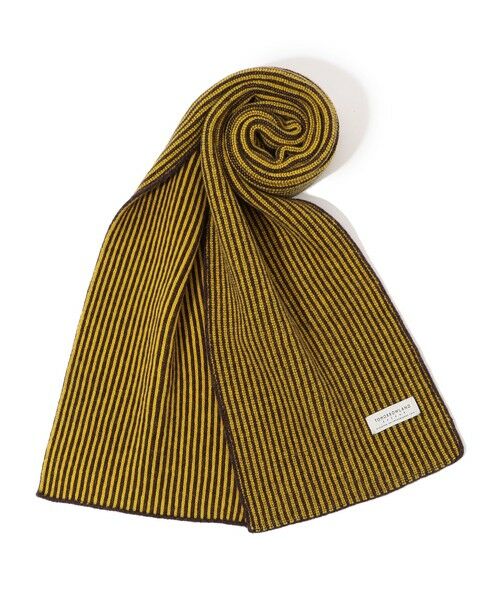 TOMORROWLAND / トゥモローランド マフラー・ショール・スヌード・ストール | ウールストライプマフラー | 詳細1