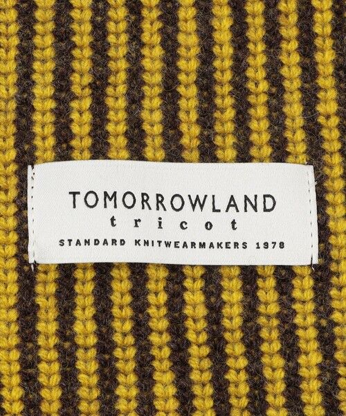 TOMORROWLAND / トゥモローランド マフラー・ショール・スヌード・ストール | ウールストライプマフラー | 詳細3
