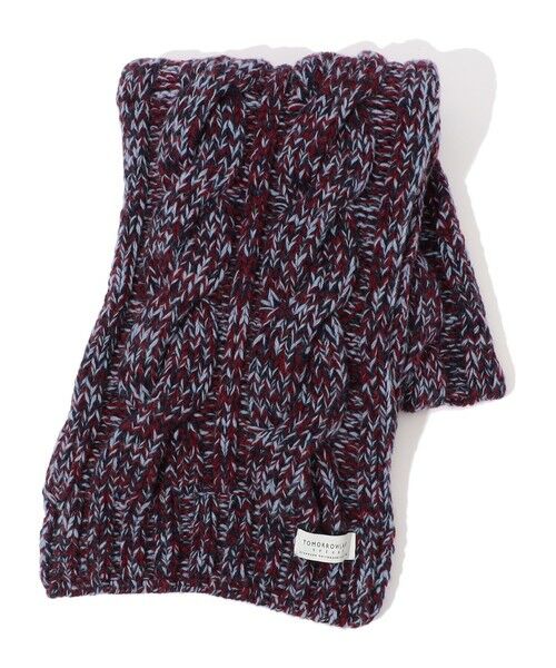 TOMORROWLAND / トゥモローランド マフラー・ショール・スヌード・ストール | ウールケーブル ハンドマフラー | 詳細1