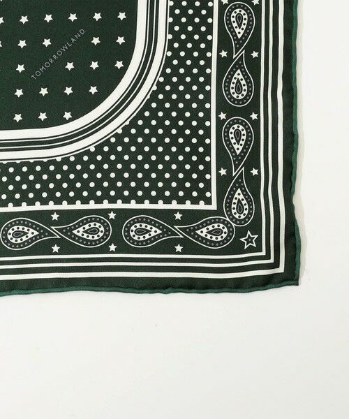 TOMORROWLAND / トゥモローランド バンダナ・スカーフ | TOMORROWLAND シルクバンダナ柄スカーフ | 詳細2