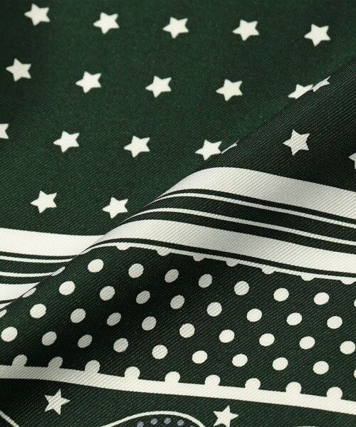 TOMORROWLAND / トゥモローランド バンダナ・スカーフ | TOMORROWLAND シルクバンダナ柄スカーフ | 詳細4