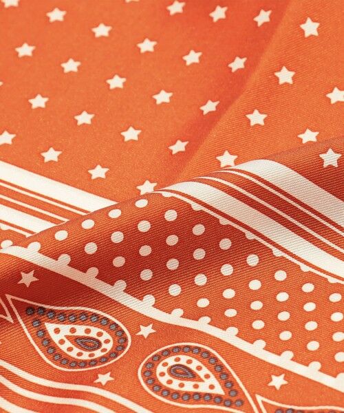 TOMORROWLAND / トゥモローランド バンダナ・スカーフ | TOMORROWLAND シルクバンダナ柄スカーフ | 詳細8