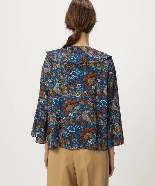 TOMORROWLAND / トゥモローランド シャツ・ブラウス | レーヨンプリント フリルブラウス | 詳細4