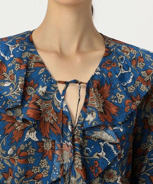 TOMORROWLAND / トゥモローランド シャツ・ブラウス | レーヨンプリント フリルブラウス | 詳細5