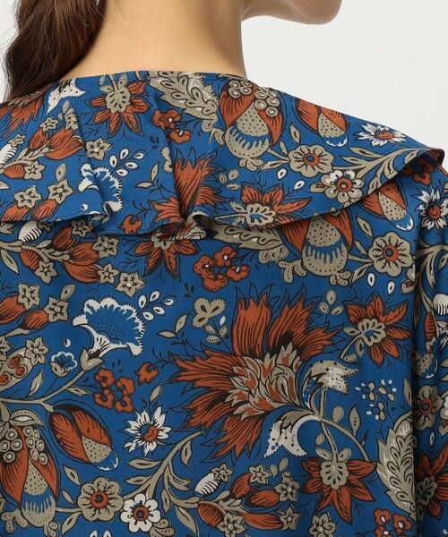 TOMORROWLAND / トゥモローランド シャツ・ブラウス | レーヨンプリント フリルブラウス | 詳細6