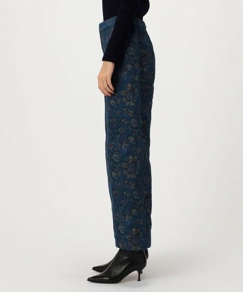 TOMORROWLAND / トゥモローランド その他パンツ | コットンポリエステルジャカード セミワイドストレートパンツ | 詳細3