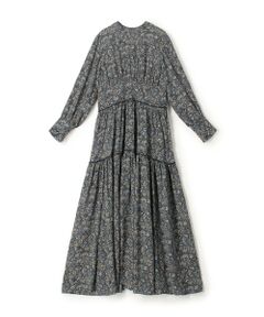 TOMORROWLAND / トゥモローランド ロング・マキシ丈ワンピース | ポリエステルジョーゼットプリント ティアードワンピース