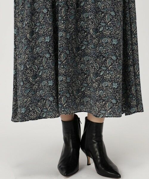 TOMORROWLAND / トゥモローランド ロング・マキシ丈ワンピース | ポリエステルジョーゼットプリント ティアードワンピース | 詳細7