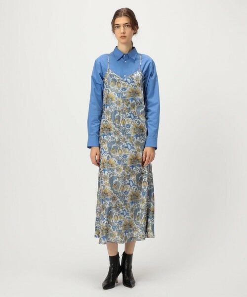 TOMORROWLAND / トゥモローランド ロング・マキシ丈ワンピース | アセテートプリント キャミソールワンピース | 詳細1