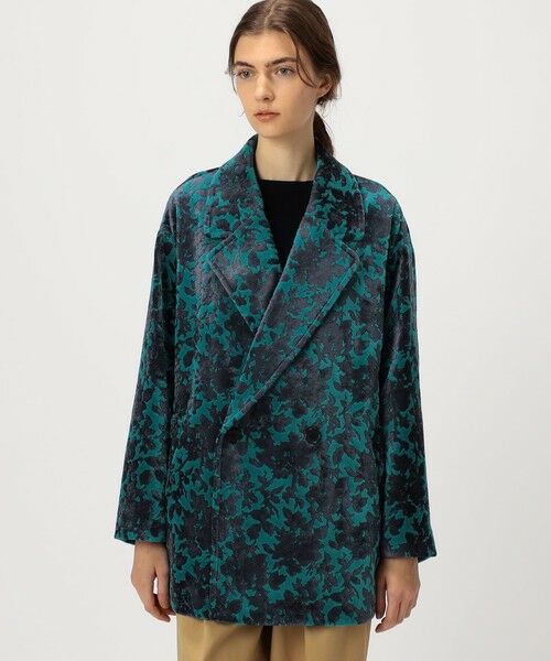 TOMORROWLAND / トゥモローランド ピーコート | パイルジャカード Pコート | 詳細2