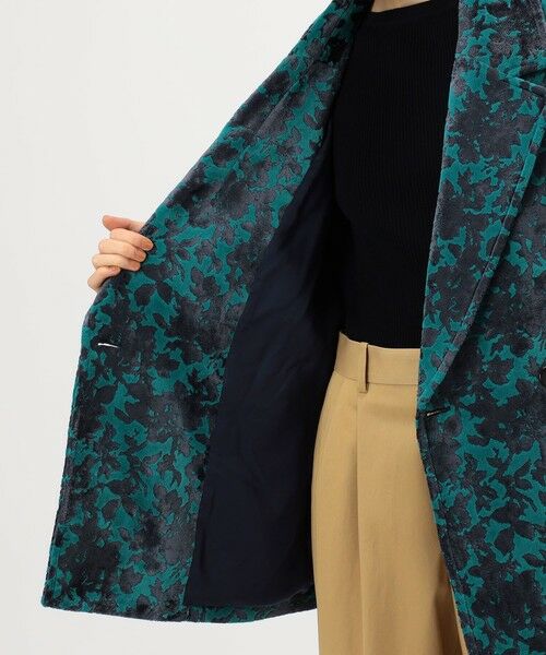 TOMORROWLAND / トゥモローランド ピーコート | パイルジャカード Pコート | 詳細5