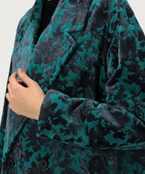 TOMORROWLAND / トゥモローランド ピーコート | パイルジャカード Pコート | 詳細8