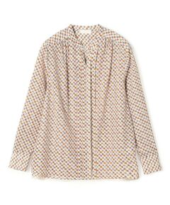 TOMORROWLAND / トゥモローランド シャツ・ブラウス | ミルフィープリント スキッパータックブラウス