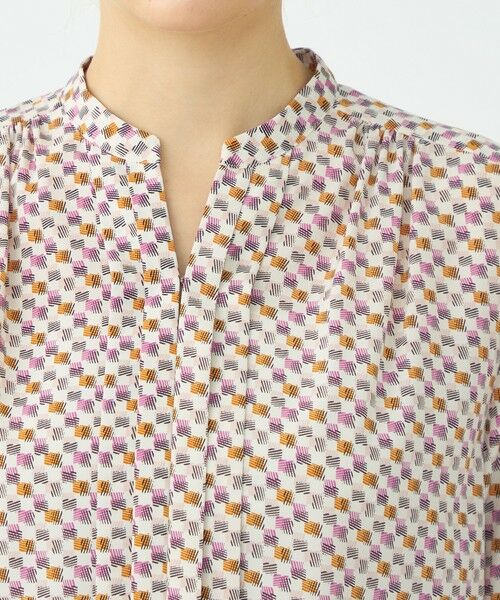 TOMORROWLAND / トゥモローランド シャツ・ブラウス | ミルフィープリント スキッパータックブラウス | 詳細5