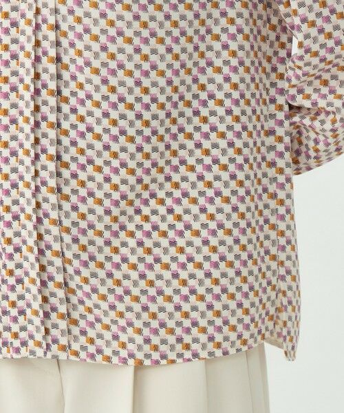 TOMORROWLAND / トゥモローランド シャツ・ブラウス | ミルフィープリント スキッパータックブラウス | 詳細7