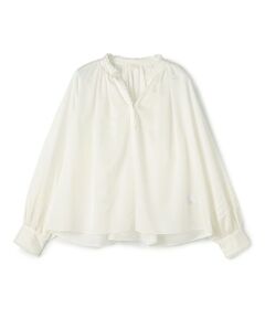 TOMORROWLAND / トゥモローランド シャツ・ブラウス | 【WEB先行予約】コットンシルクサテン スキッパーブラウス