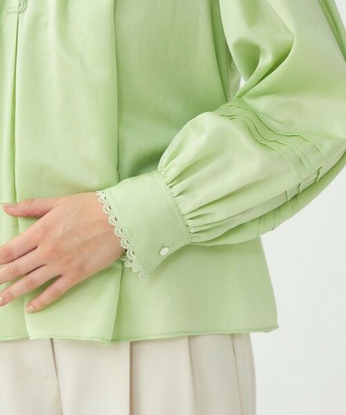 TOMORROWLAND / トゥモローランド シャツ・ブラウス | 【WEB先行予約】コットンシルクサテン スキッパーブラウス | 詳細6