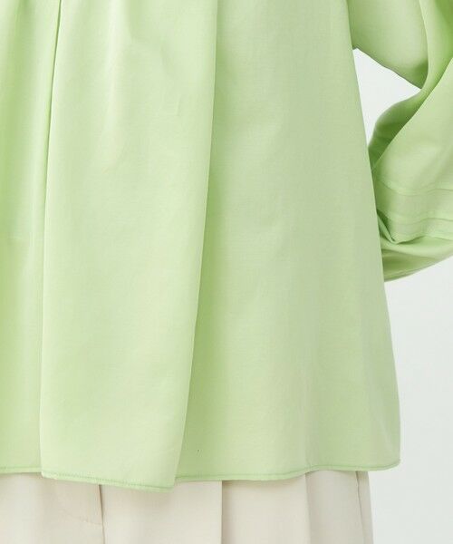 TOMORROWLAND / トゥモローランド シャツ・ブラウス | 【WEB先行予約】コットンシルクサテン スキッパーブラウス | 詳細7