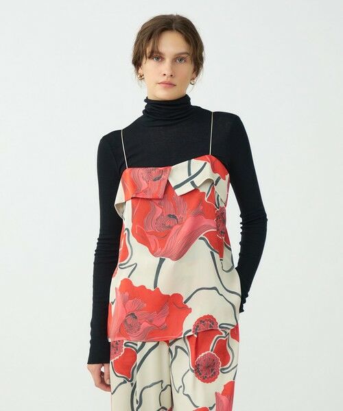 TOMORROWLAND / トゥモローランド その他トップス | ポピープリント キャミソールブラウス | 詳細2