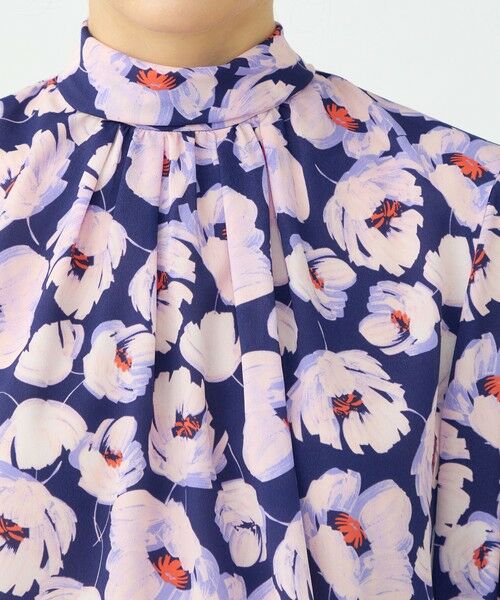 TOMORROWLAND / トゥモローランド シャツ・ブラウス | フェザリーフラワープリント ボウタイブラウス | 詳細5