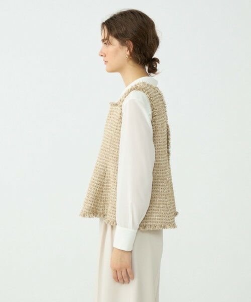 TOMORROWLAND / トゥモローランド ベスト | 【WEB先行予約】ぺぺローニツイード 2-wayフレアトップス | 詳細3