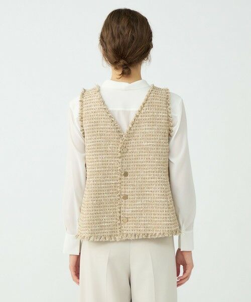 TOMORROWLAND / トゥモローランド ベスト | 【WEB先行予約】ぺぺローニツイード 2-wayフレアトップス | 詳細4