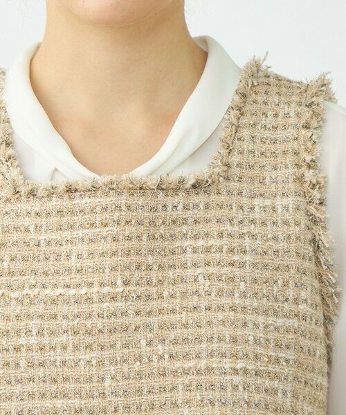 TOMORROWLAND / トゥモローランド ベスト | 【WEB先行予約】ぺぺローニツイード 2-wayフレアトップス | 詳細5