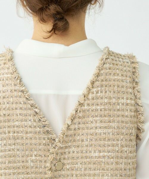 TOMORROWLAND / トゥモローランド ベスト | 【WEB先行予約】ぺぺローニツイード 2-wayフレアトップス | 詳細6