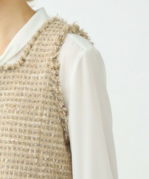 TOMORROWLAND / トゥモローランド ベスト | 【WEB先行予約】ぺぺローニツイード 2-wayフレアトップス | 詳細7