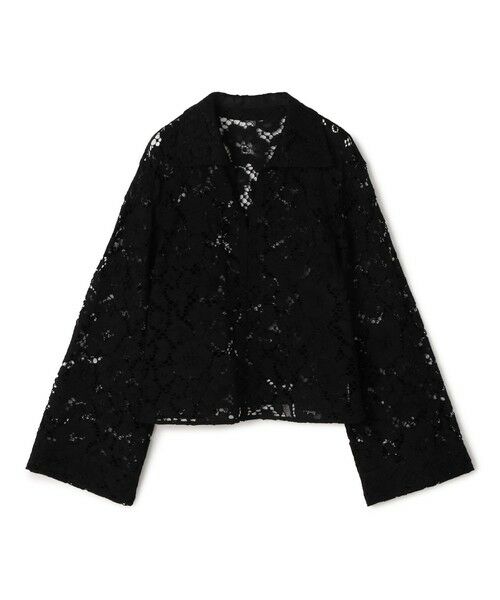 TOMORROWLAND / トゥモローランド シャツ・ブラウス | 【WEB先行予約】フラワーコードレース スキッパーブラウス(19 ブラック)