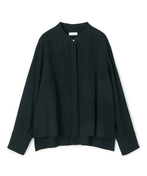 TOMORROWLAND / トゥモローランド シャツ・ブラウス | 【WEB先行予約】サンディジョーゼット ボックスシルエットブラウス(69 ネイビー)