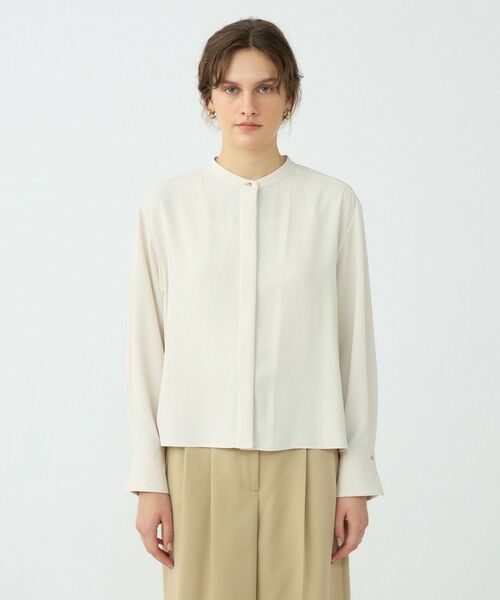 TOMORROWLAND / トゥモローランド シャツ・ブラウス | 【WEB先行予約】サンディジョーゼット ボックスシルエットブラウス | 詳細3