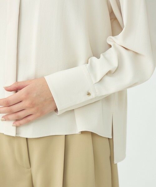 TOMORROWLAND / トゥモローランド シャツ・ブラウス | 【WEB先行予約】サンディジョーゼット ボックスシルエットブラウス | 詳細7