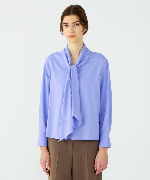 TOMORROWLAND / トゥモローランド シャツ・ブラウス | 【WEB先行予約】ジュエルコットン ワイドボウタイブラウス | 詳細3